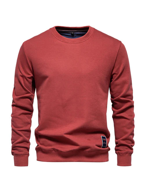 Men's Long Sleeve Cotton-Polyester Sweatshirt