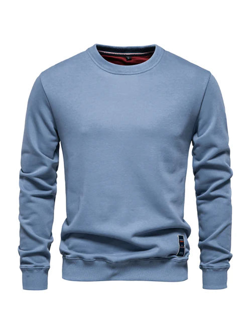 Men's Long Sleeve Cotton-Polyester Sweatshirt