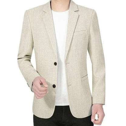 Blazer met reverskraag en knoopsluiting