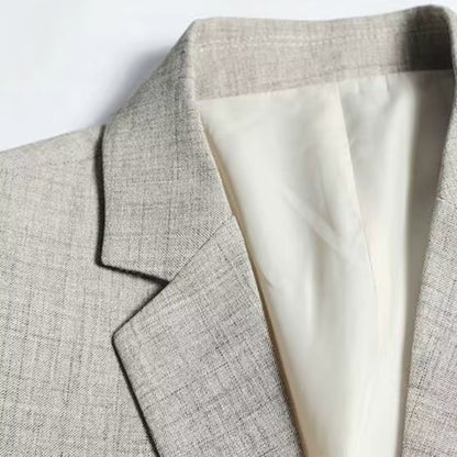 Blazer met reverskraag en knoopsluiting