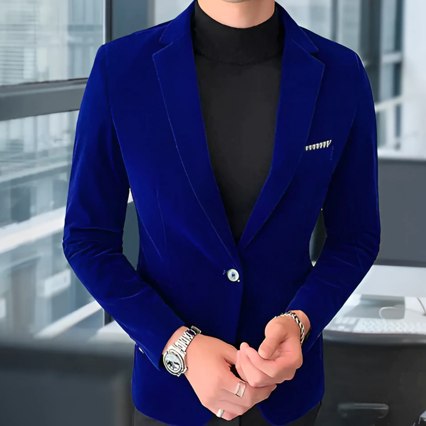 Colbert met slanke pasvorm