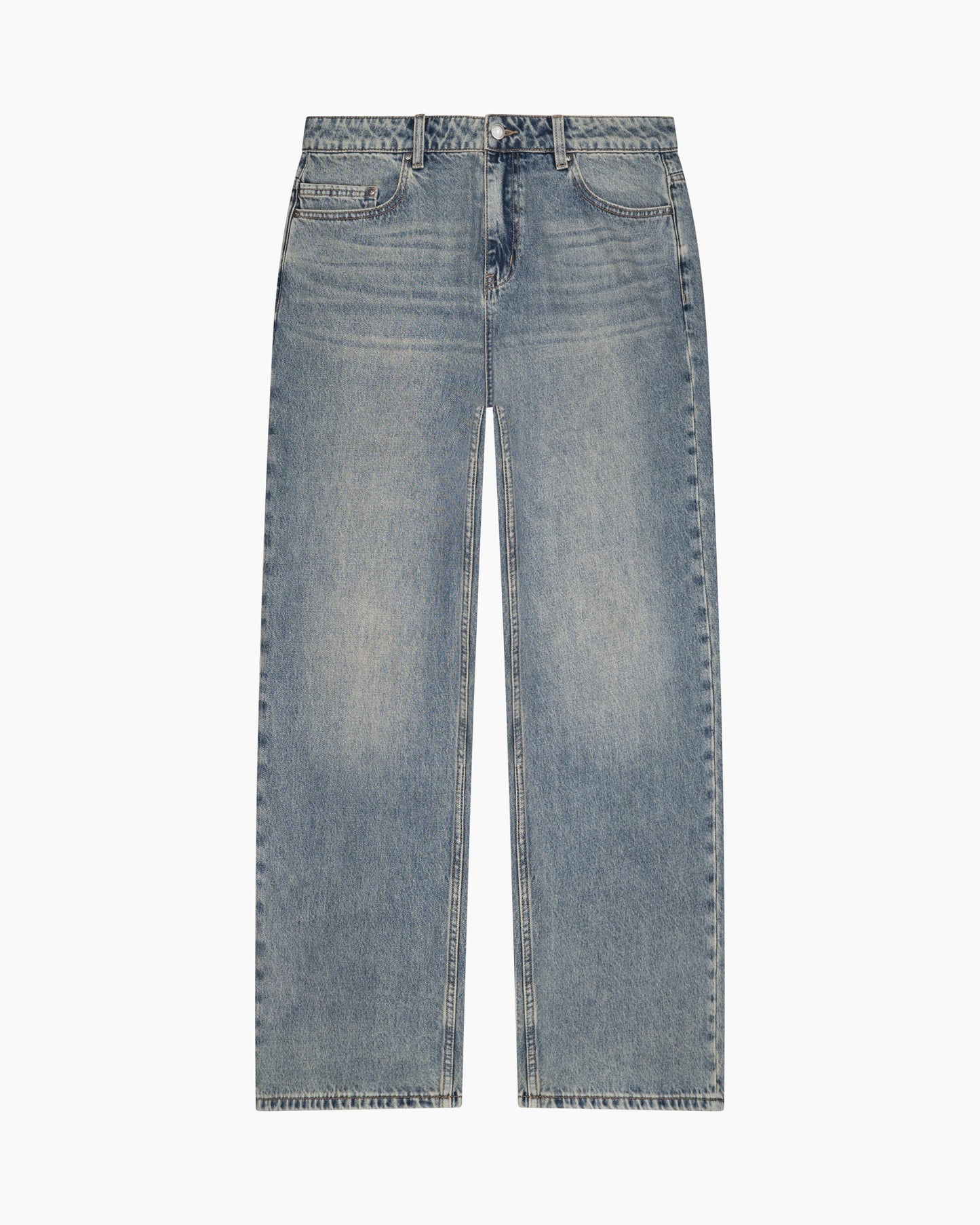 Wide Jeans | Mid Blue