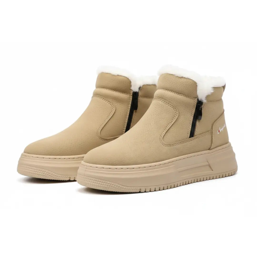 Chaussures d'hiver chaudes pour hommes - Antidérapantes 