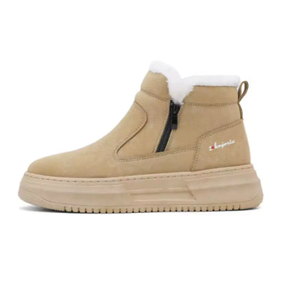 Chaussures d'hiver chaudes pour hommes - Antidérapantes 