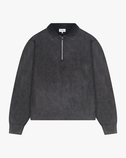 Quarter-Zip Polo Sweater