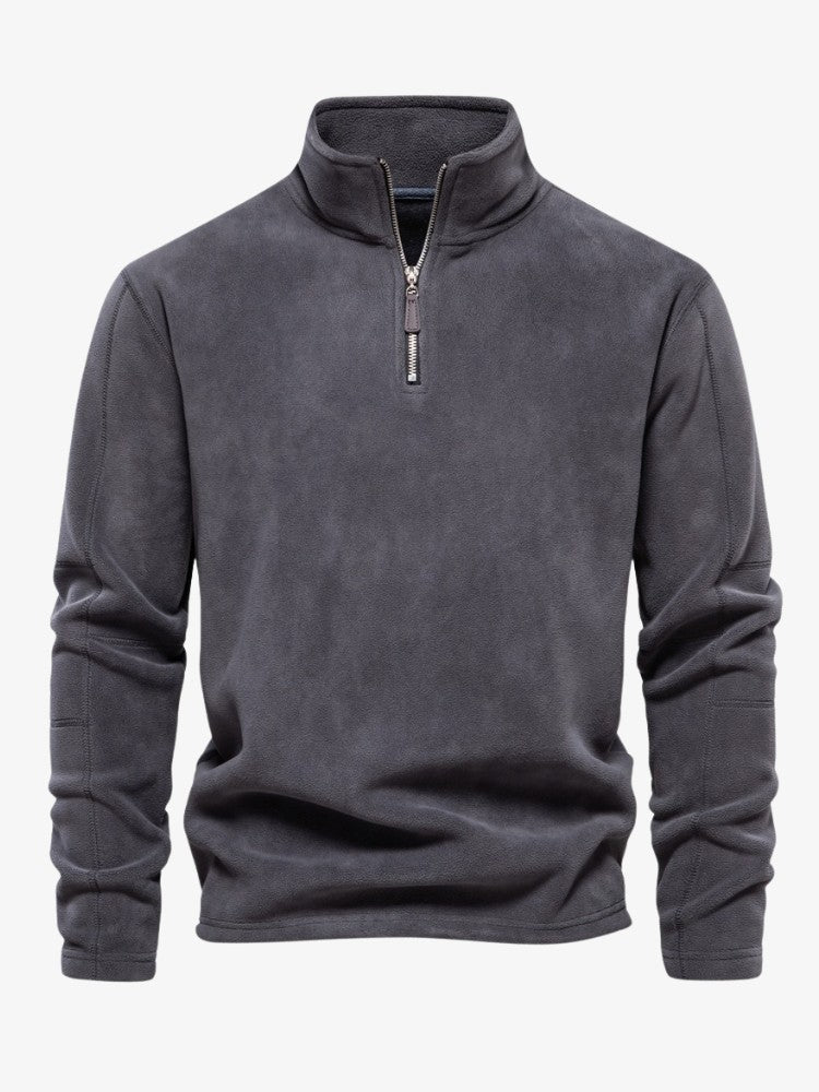 Quarter Zip Heren Skisweater