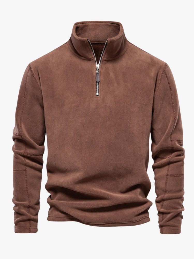 Quarter Zip Heren Skisweater