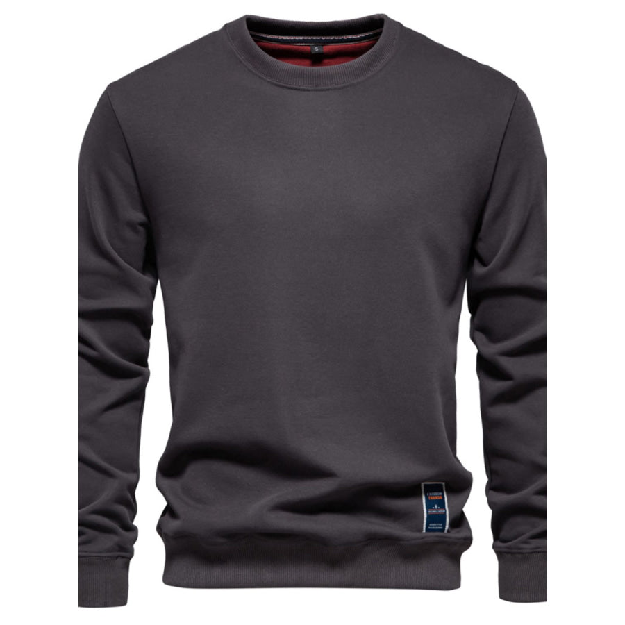 Heren sweatshirt met lange mouwen