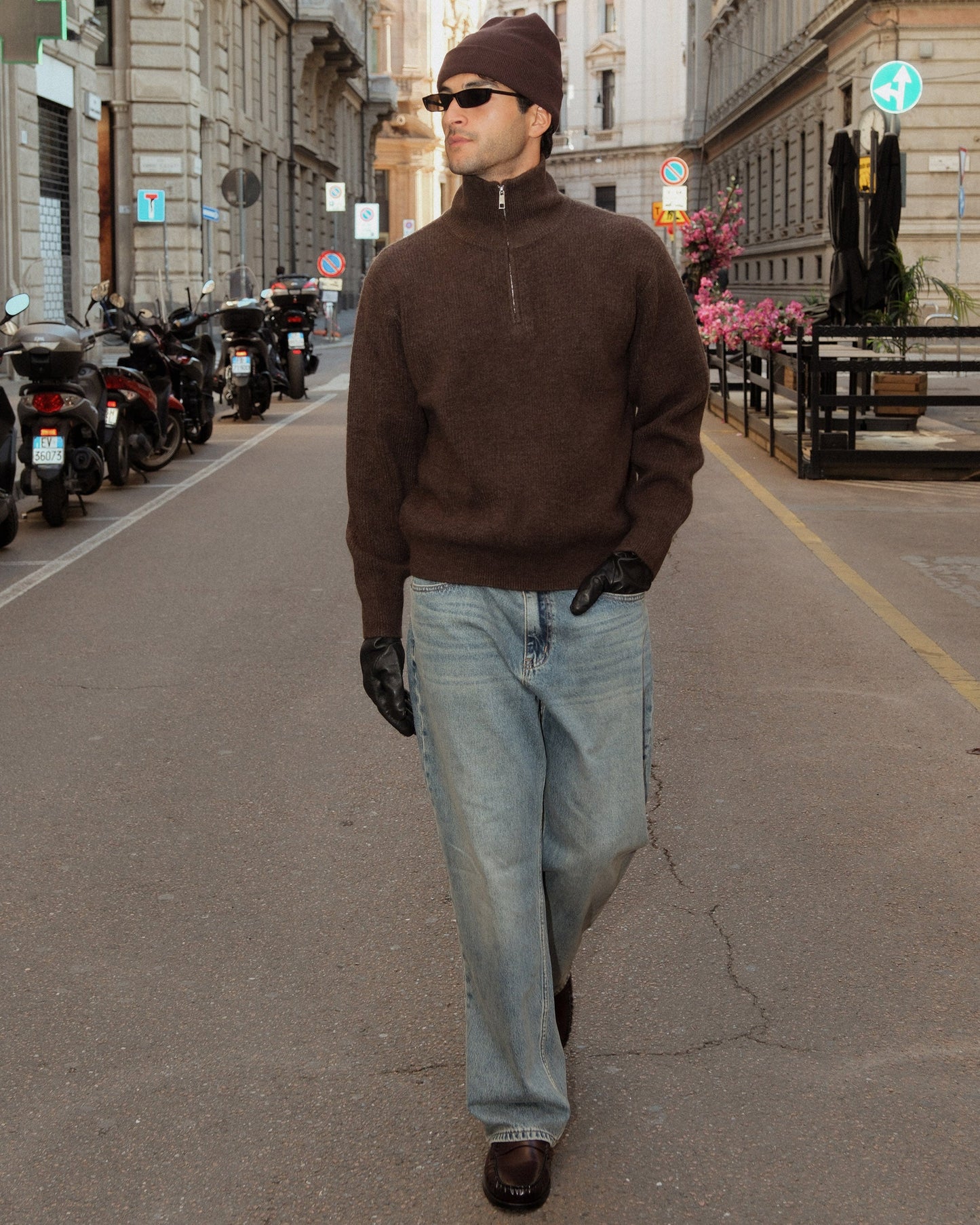 Wide Jeans | Mid Blue